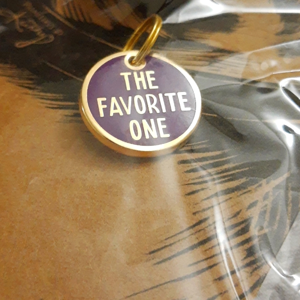Dog/Cat Pet Collar Charm -The Favorite One, Metal Enamel SMALL .75" Diameter NIP - Picture 8 of 12